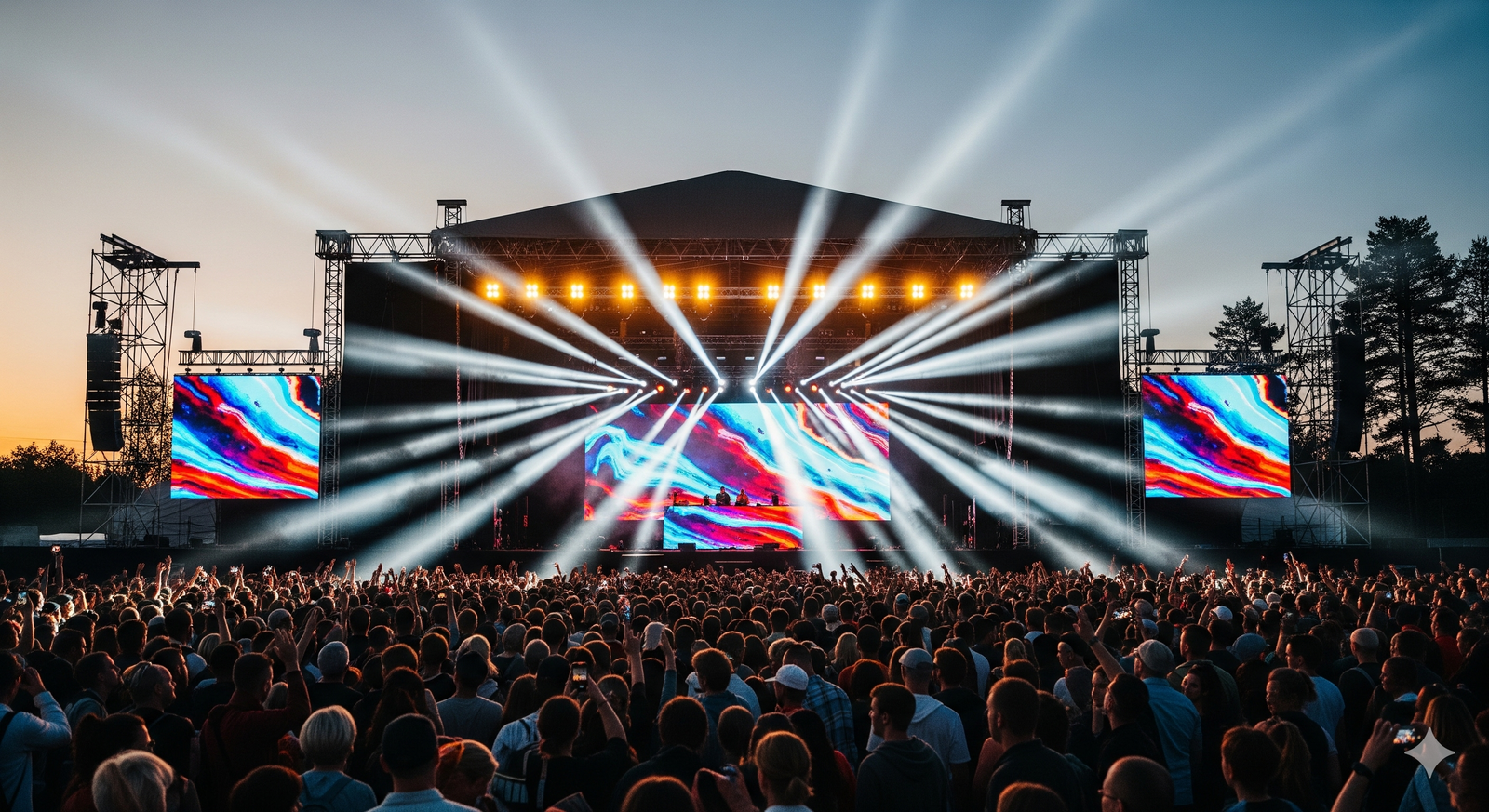 Entertainment events and concerts